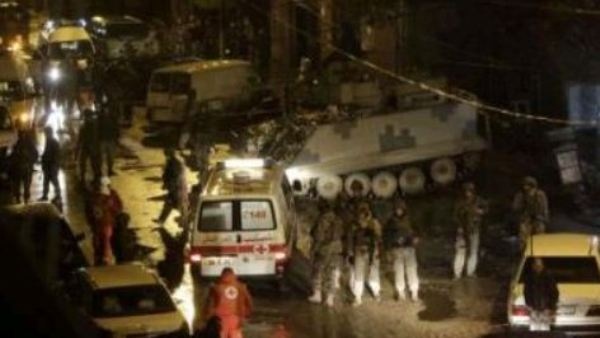 7 قتلى في تفجير انتحاري وسط طرابلس اللبنانية
